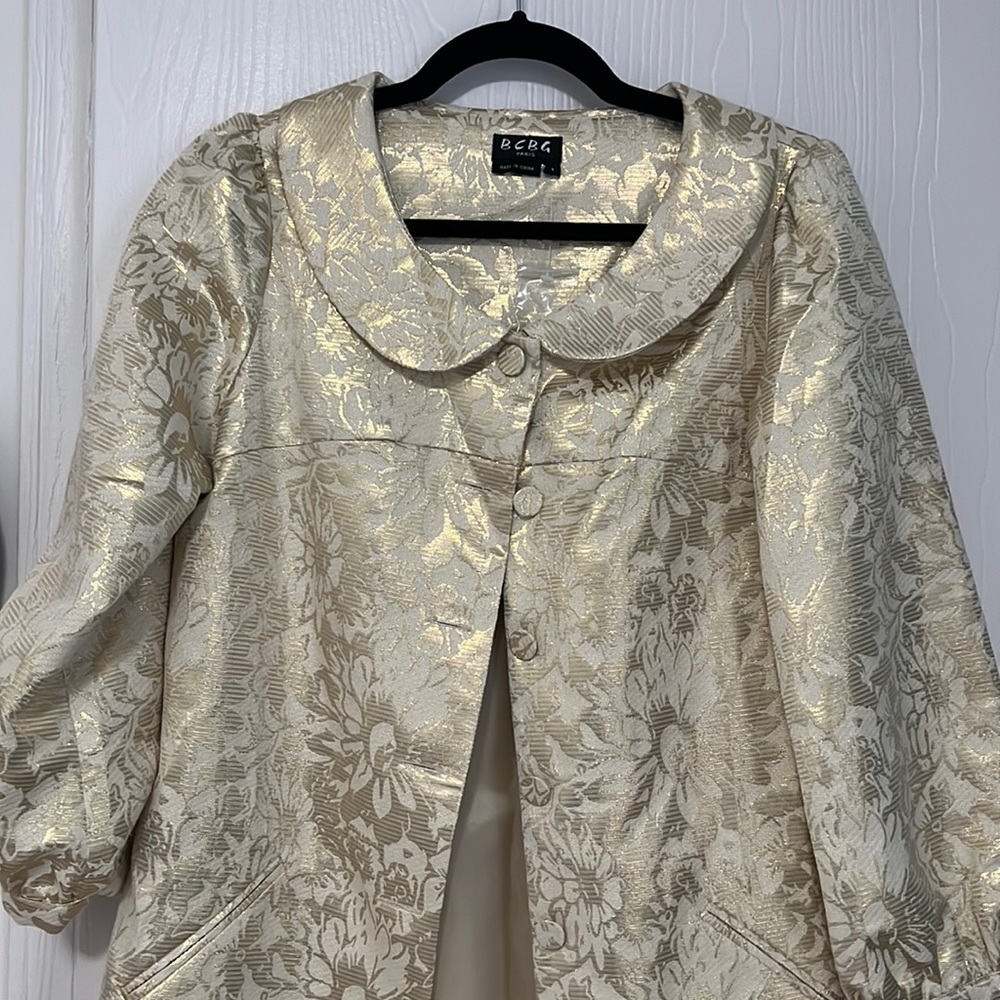 Stunning gold brocade coat